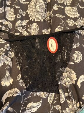 Popsi Lingerie Black Lace Cheeky Panty